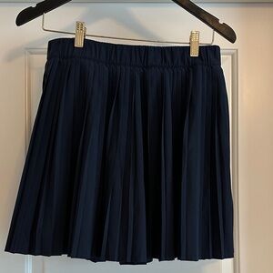 G/FORE Dark Blue Pleated Mini Skirt
